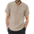 Leinen-Henley-Shirt