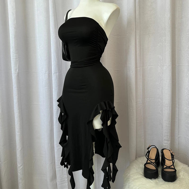 Trägerloses Midi-Kleid „Elegance“