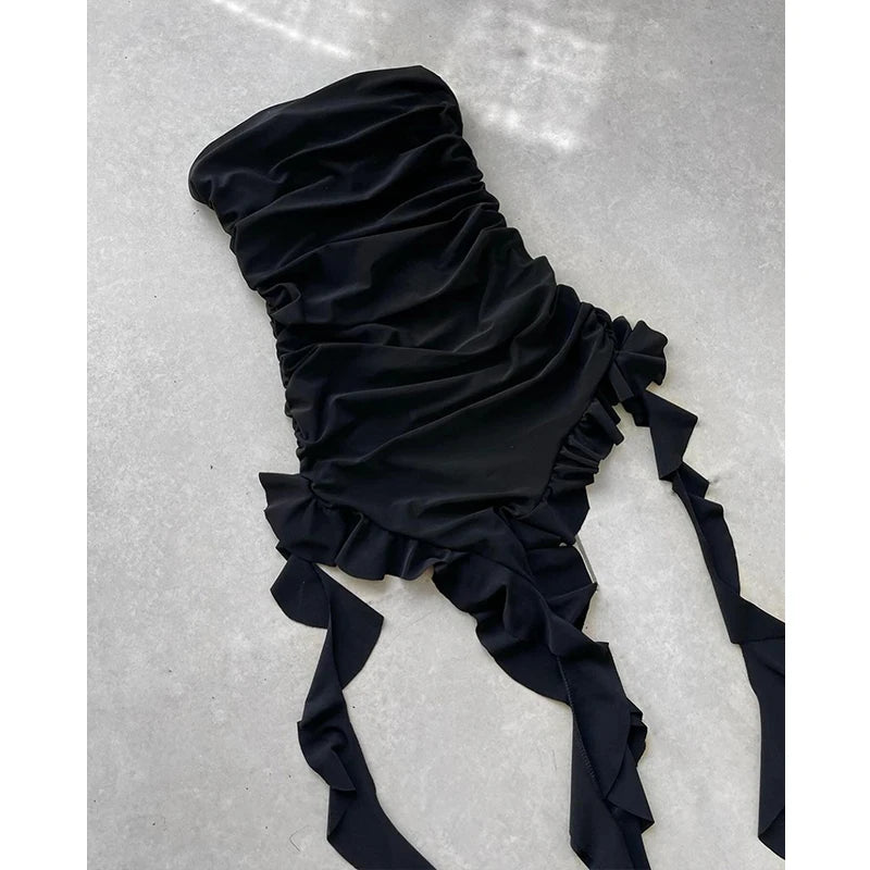 Trägerloses Midi-Kleid „Elegance“